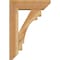 Ekena Millwork Merced Slat Rough Sawn Bracket w/ Offset Brace, Western Red Cedar, 6"W x 18"D x 26"H BKT0604X18X26MRC06RWR - alternate 3